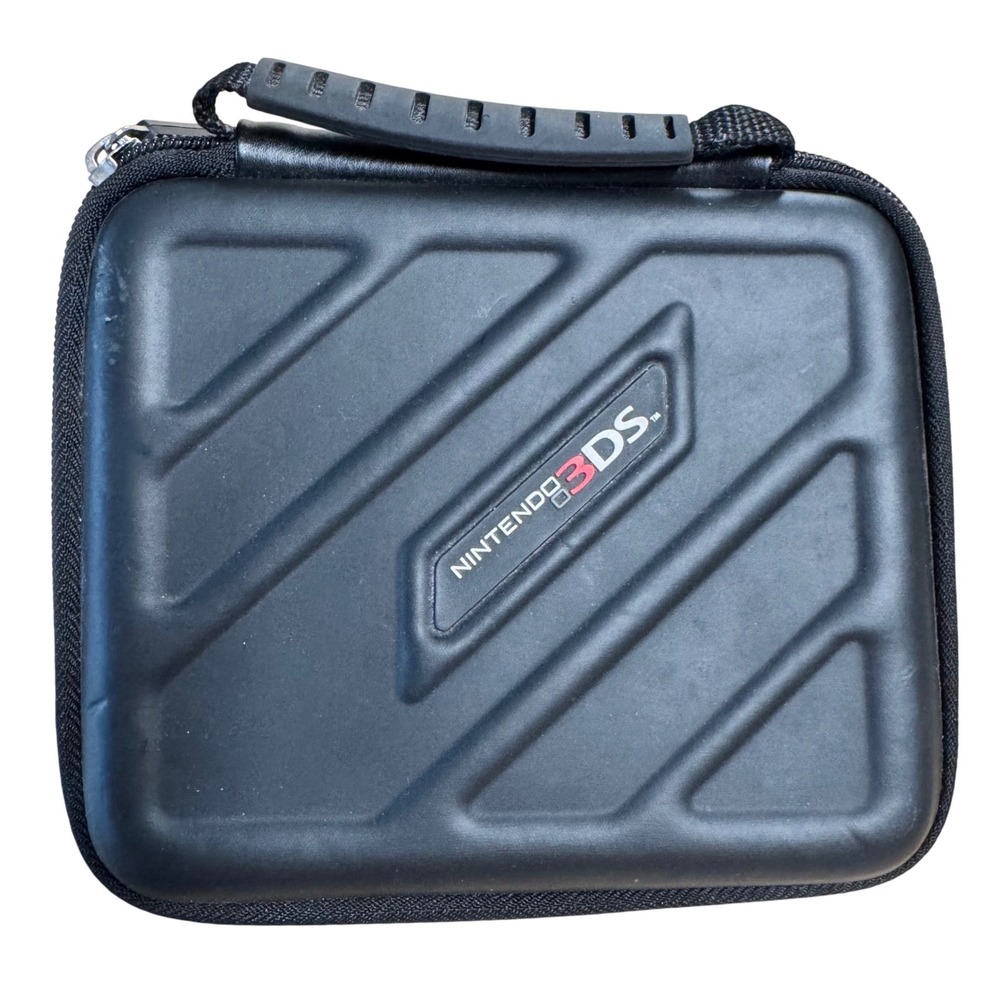 Nintendo 3DS Hard Shell Carrying Case Black RDS Industries Travel Game Pouch
